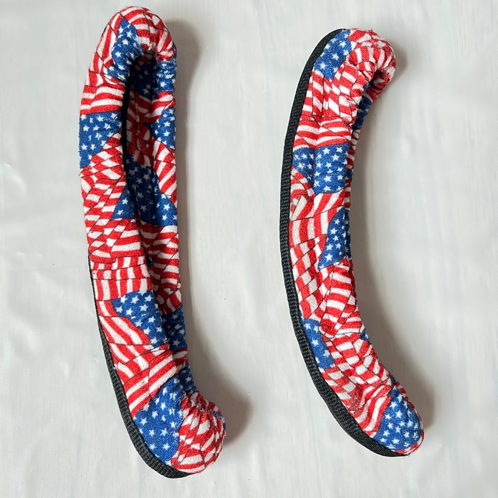 Blade covers American flag TuffTerrys Ice Hockey Figure Skate Large